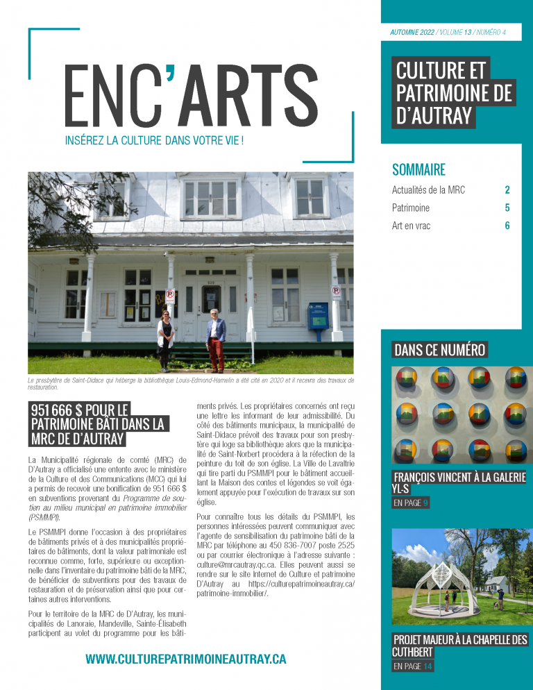 Pages De Encarts-automne2022 - MRC De D'Autray